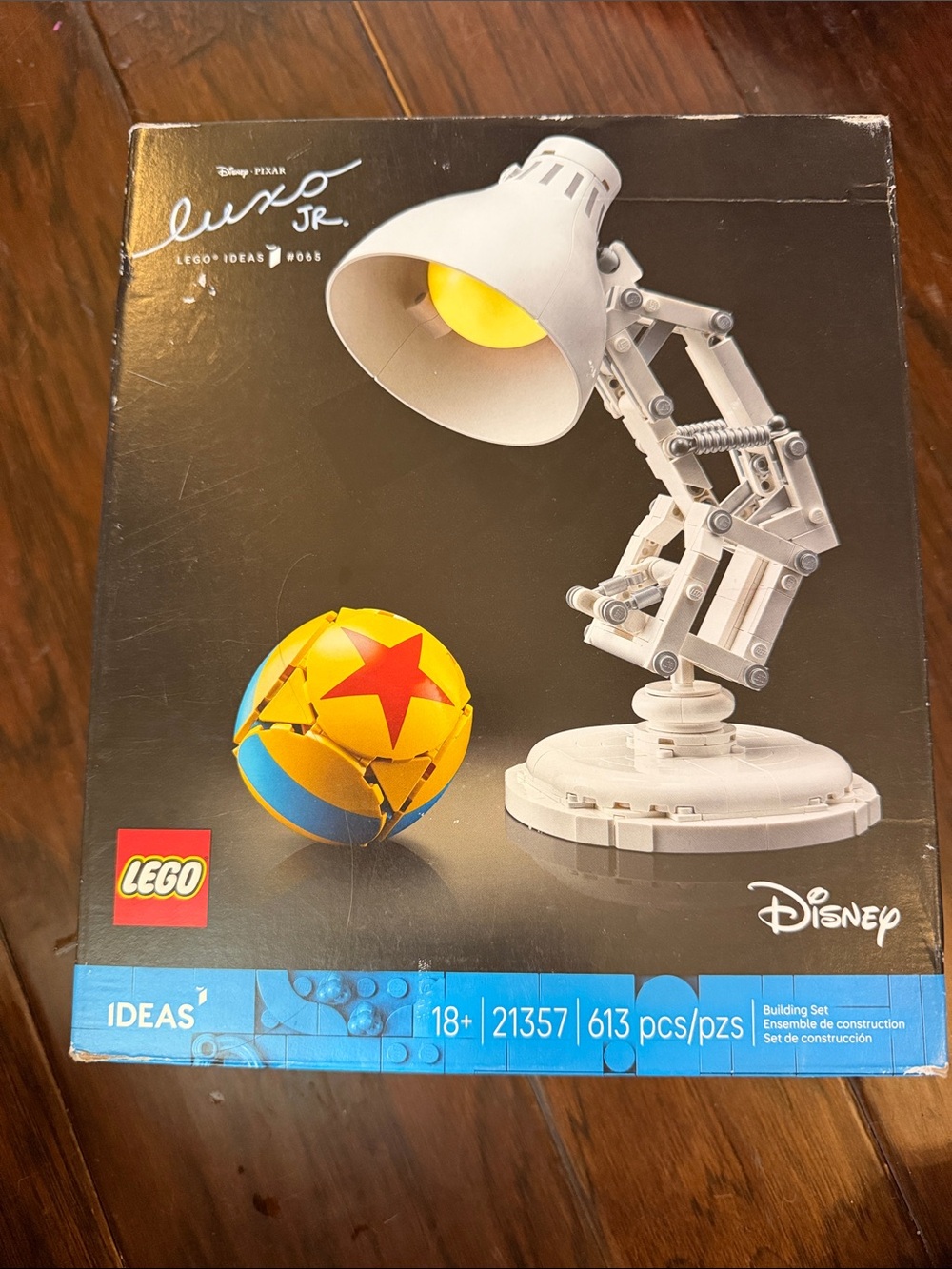 LEGO Disney Pixar Luxo Jr. Desk Lamp Building Set - White and Yellow
